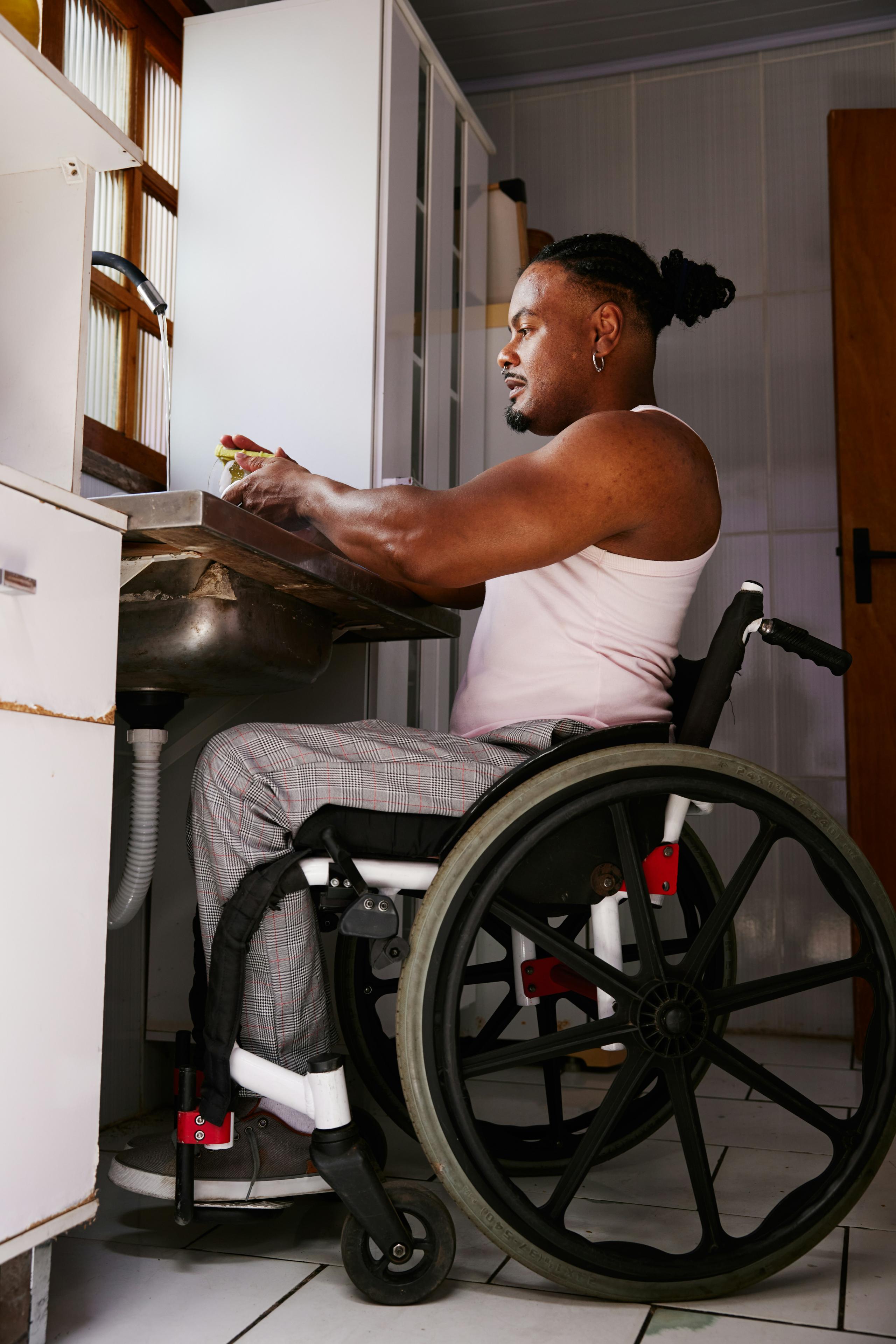 black man in wheelchair - baltimore medical malpractice