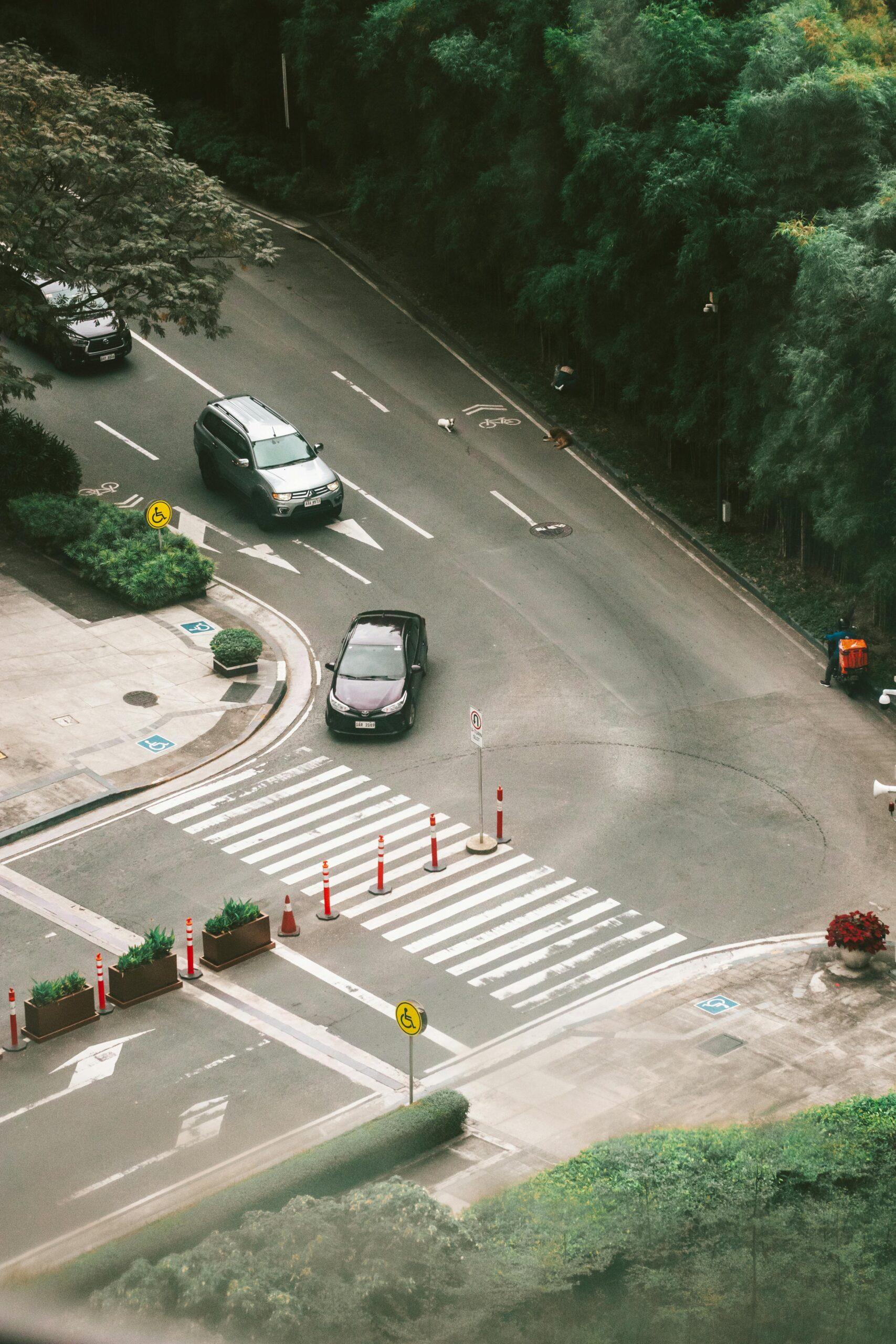 cars in a neighborhood
