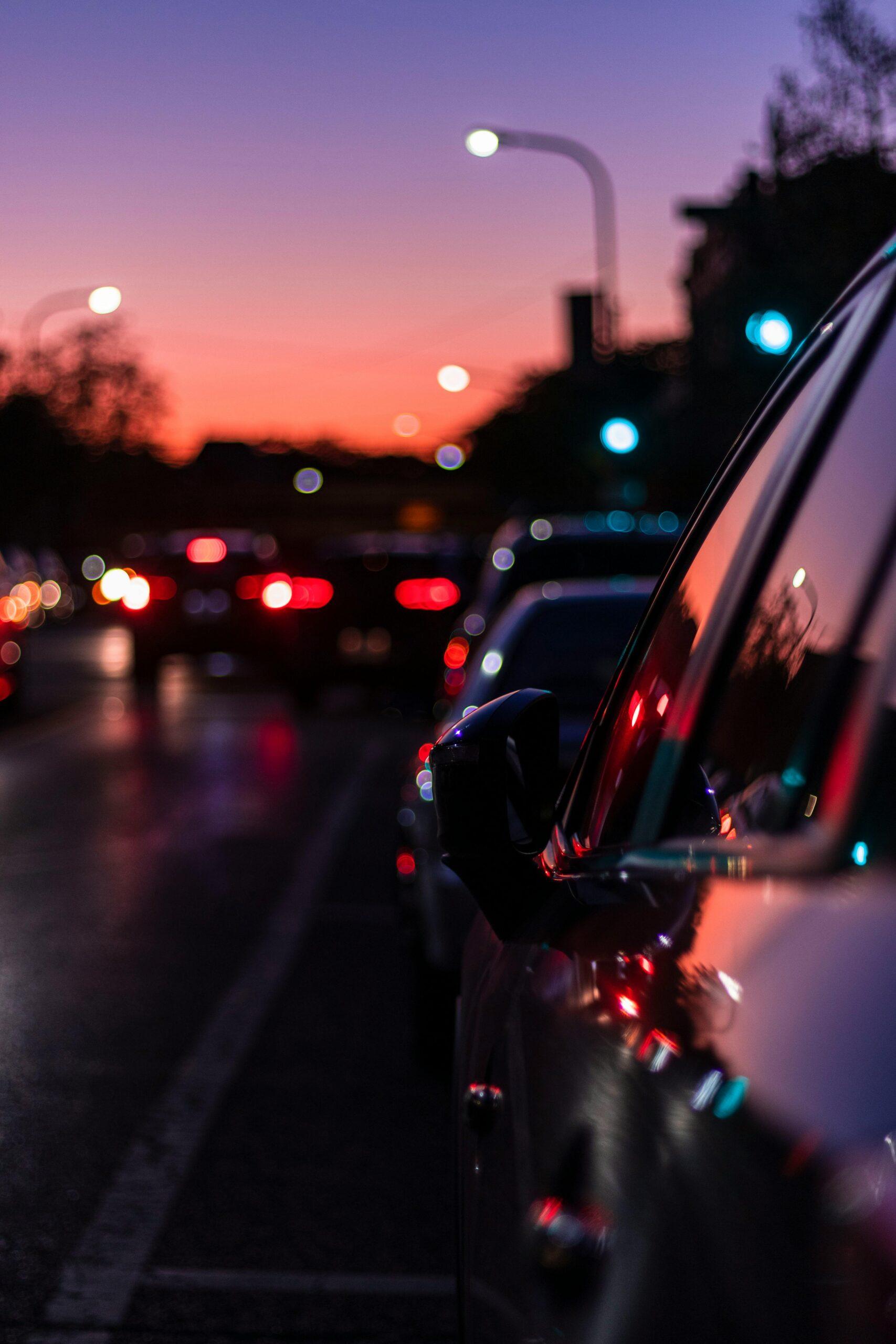 traffic at night